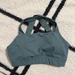 Mineral Green Oner Active Timeless Wide Strap Bra
